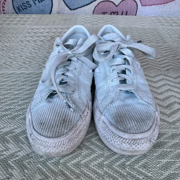 Size M8.5/W10 - Converse One Star Pro Baby Blue Corduroy Shoes‎ Mens - Picture 4 of 10